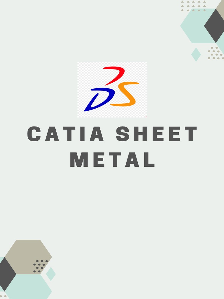 Catia v5 Sheet Metal Design 1640342388 PDF Sheet Metal Icon