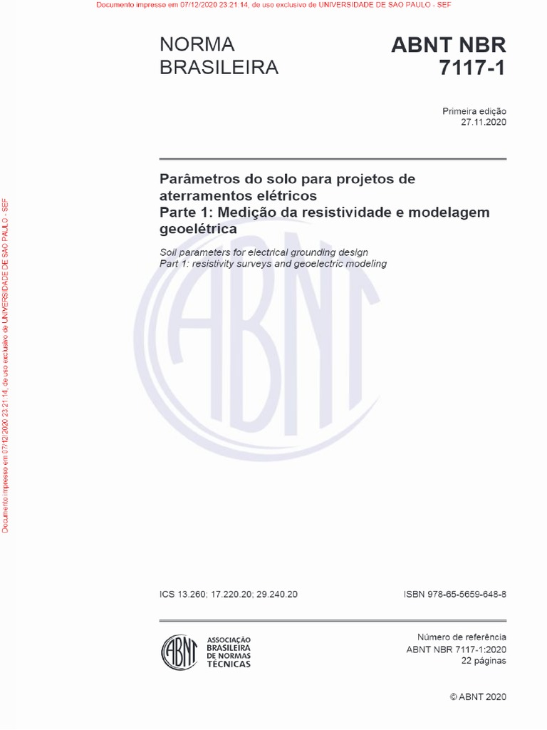 NBR 7117 1 | PDF