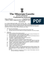 The Mizoram Ministerial Service Rules 2021