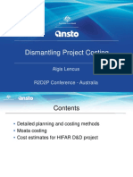 21 Dismantling Project Costing