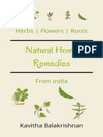 Natural Home Remedies From India - Herbs, Flower and Roots