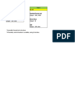 Laboratory Test Scheme