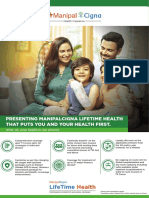 PUT YOUR HEALTH FIRST WITH MANIPALCIGNA LIFETIME HEALTH