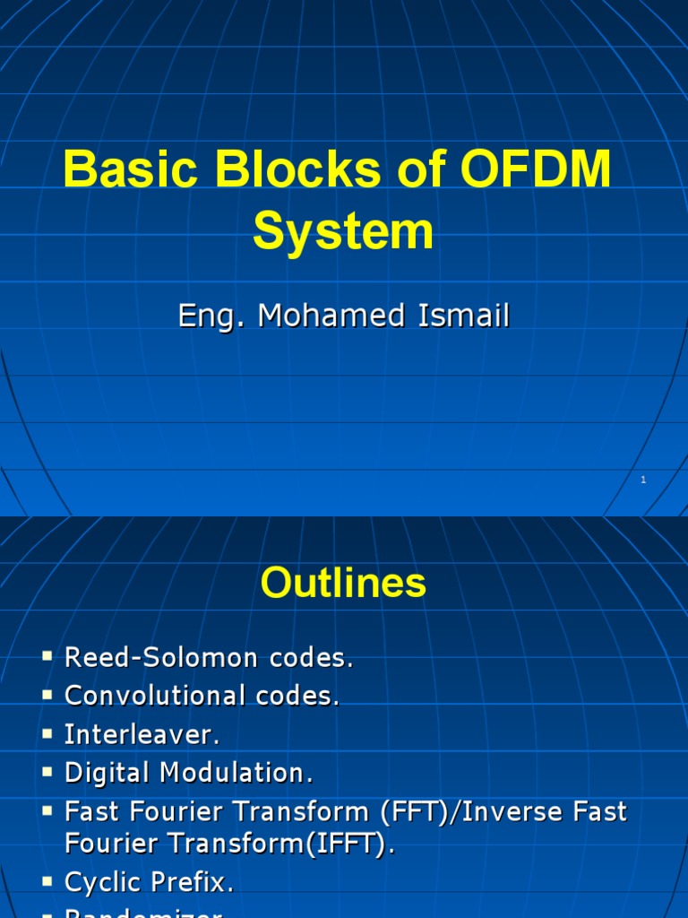 OFDM System Basics and Error Correction | PDF