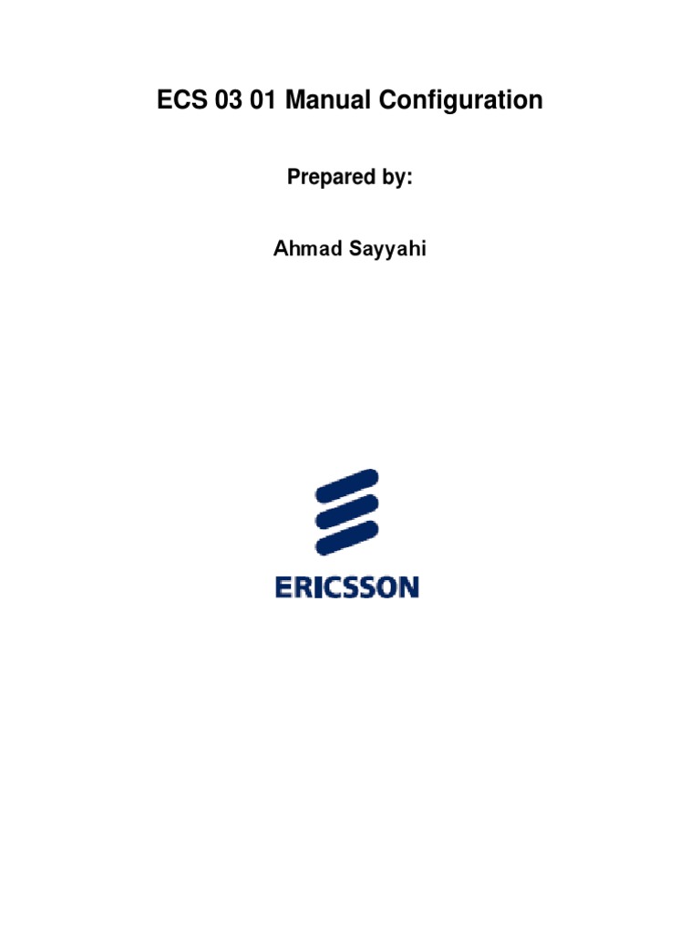 ECS 03 01 Manual Configuration Guide | PDF | Ip Address | Computing