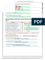 Polite Requests (Could You-Would You) Part 2 Worksheet