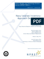 Navy Interest Inventory