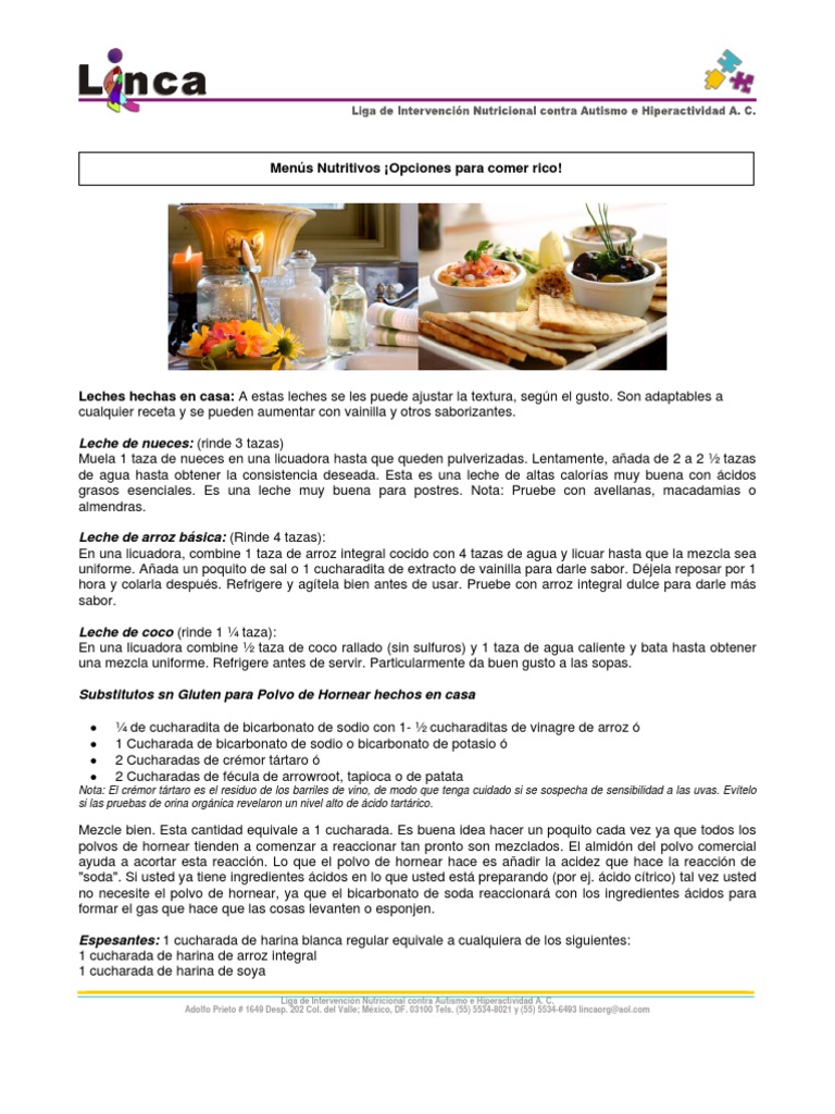 Menus | PDF