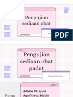 Pengujian Sediaan Obat: Pelayanan Farmasi