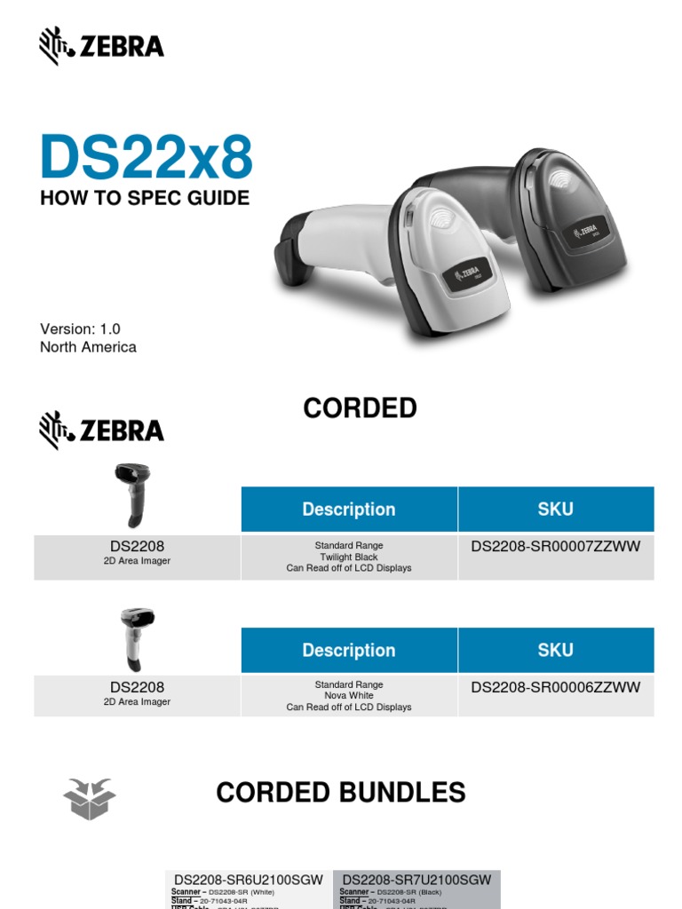 DS2200 Series Product Reference Guide | PDF | Usb | Manufactured Goods