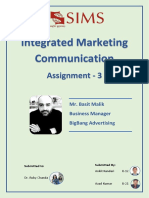 Integrated Marketing Communication