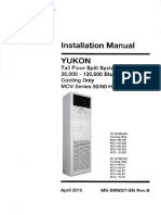 Trane YUKON Installation Manual