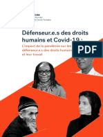 Rapport Défenseur - Es Des Droits Humains Et Covid-19