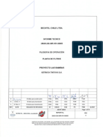 Filosofia de Operacion Planta Filtros