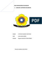 Tugas Analisis Laporan Keuangan - Fathur Nurizky Santana - 01011282126062