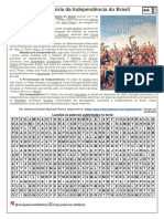 CAÃ - A-PALAVRAS DIDÃ - TICOS - HistÃ Ria Da IndependÃ Ncia Do Brasil