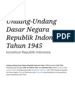 Undang-Undang Dasar Negara Republik Indonesia Tahun 1945 - Wikipedia Bahasa Indonesia, Ensiklopedia Bebas