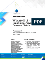 Modul 2 Praktikum Pengukuran Besaran Listrik