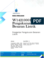 Modul Pengukuran Besaran Listrik Pertemuan 1