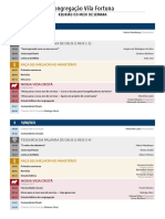 Reuniões da Congregação Vila Fortuna