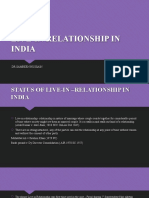 LIVE-IN RELATIONSHIPS IN INDIA