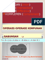 Himpunan Operasi