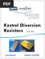 Diver Resistor Manual