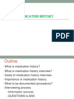 Medication History