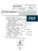 Examen Quinto Trimestre I Cienciasm