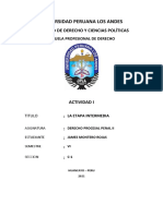 La etapa intermedia en el proceso penal peruano