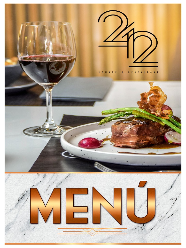 212 Menu | PDF
