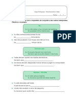 4.5. Ficha Formativa - Verbo - Pretérito Imperfeito Do Conjuntivo e Condicional