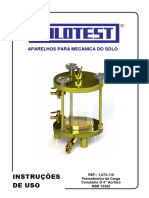 Instruções de Uso ÕES: Aparelhos para Mecânica Do Solo Aparelhos para Mecânica Do Solo Aparelhos para Mecânica Do Solo