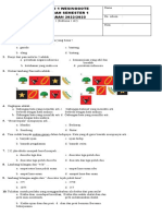 Soal PTS KLS 2 Tema 1 Bagian 1