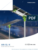 Double Sided Solar Panel Solar Street Light Manual (SL X)