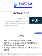 LPC2148 GPIO Functions Explained