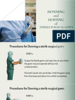 How to Don and Doff a Sterile Surgical Gown