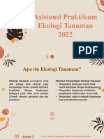 Asistensi Praktikum Ekologi Tanaman