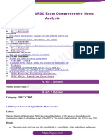 09 Sep 2020: UPSC Exam Comprehensive News Analysis: A. GS 1 Related