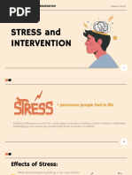 3 Stress and Intervention