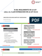ADECUACIÓN DEL REGLAMENTO DE LA LEY 29811 - Presentación de PowerPoint