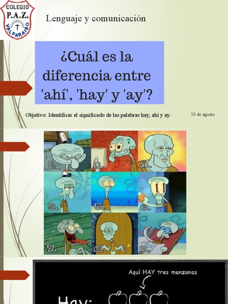 Lenguaje 4° Hay Ahi Ay | PDF