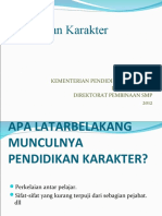 Pendidikan Karakter Di SMP