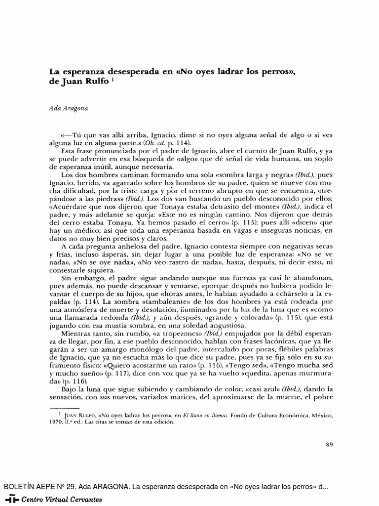 No Oyes Ladrar Los Perros PDF