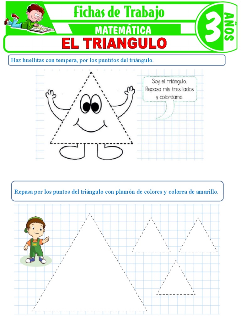 El Triangulo para Ninos de 3 Anos | PDF | Artes del Lenguaje y Comunicación