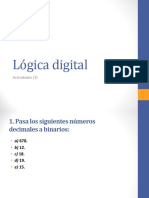 Lógica Digital Actividades 1