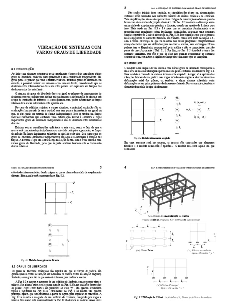 Analisis Sismico De Edificios J Pique De Português Pdf Oscilação