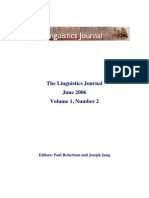 The Linguistic Journal
