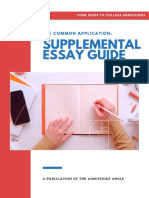 Supplemental Essay Guide 2021