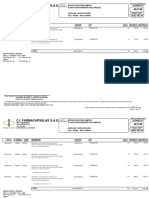 C.I. Farmacapsulas S.A.S.: Lista de Despacho / Packing List